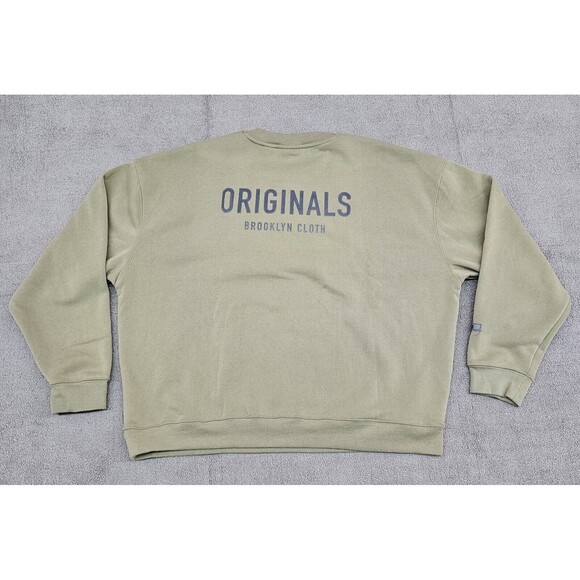 Originals Crew Neck Sweatshirt Mens XL Green - Picture 3 of 7
